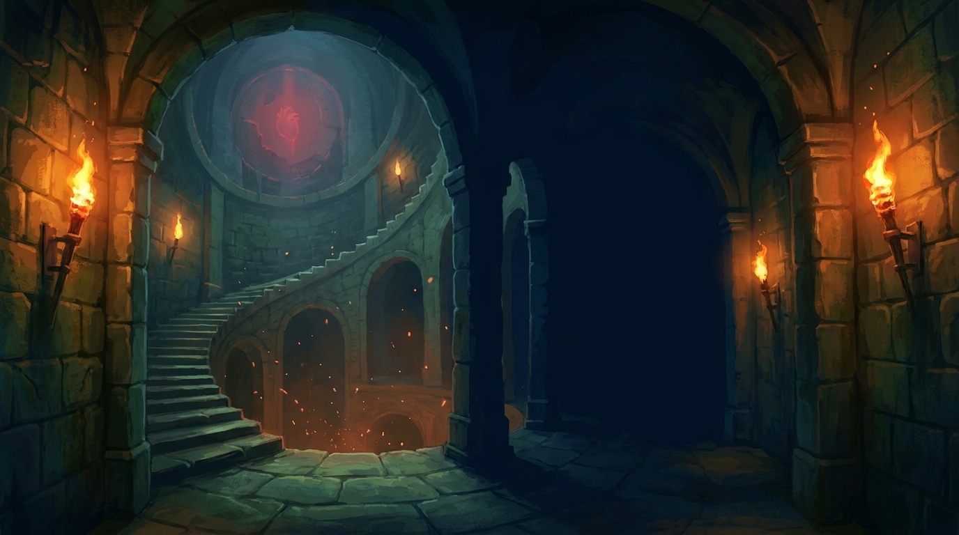 everdeep title screen