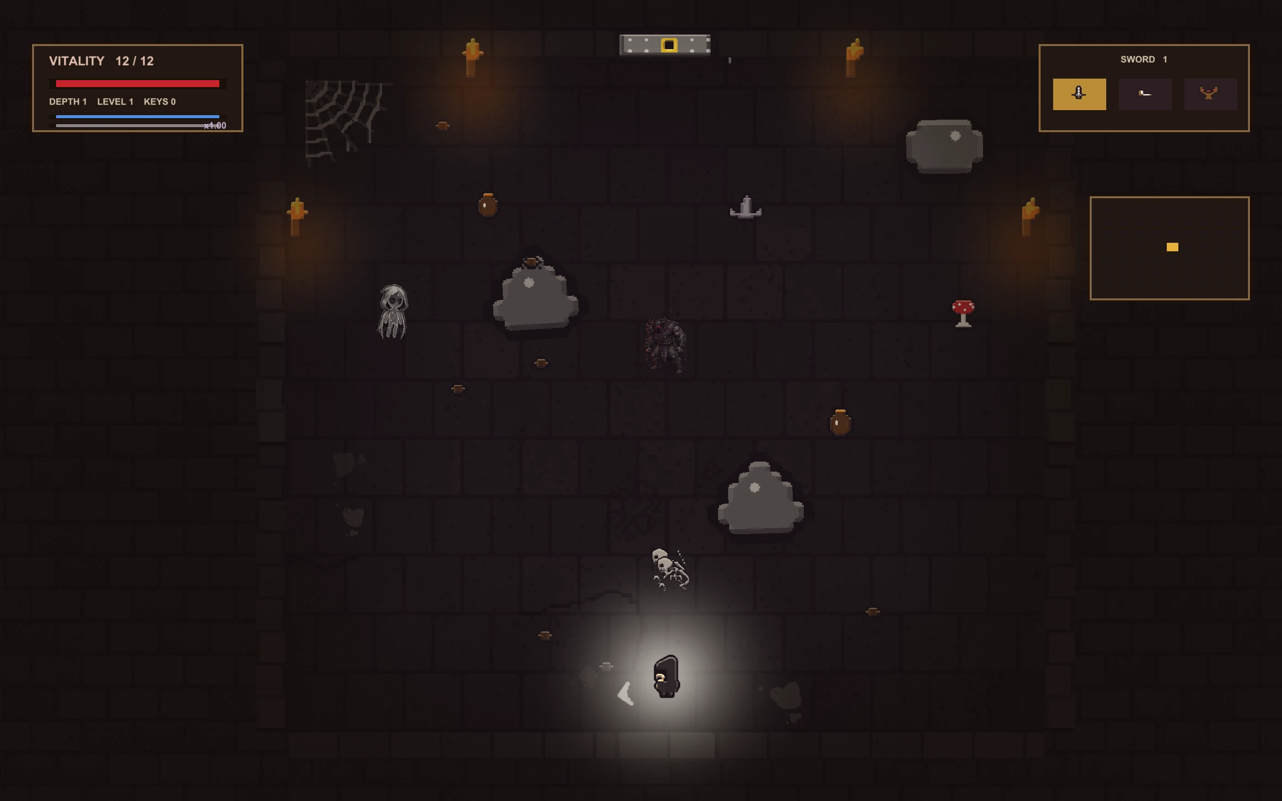 Everdeep dungeon room after the visual acceptance pass